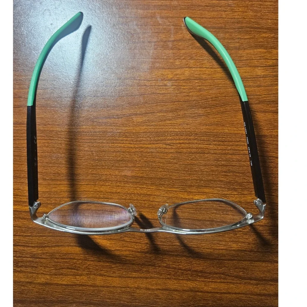 Ray-Ban Eyeglasses Kids 49mm Black Green RB 1054 4069 Semi-Rimless FRAMES ONLY